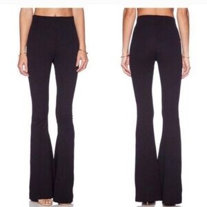Show Me Your Mumu Bam Bam Bells Flare Pants In Black Velvet Corduroy Size L